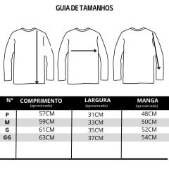 Camiseta Masculina Texas Farm Manga Longa UV50+ Azul Marinho Com Logo Pequeno Branco - REF:UVM010