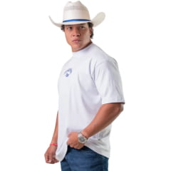 Camiseta Masculina Texas Farm Oversized Branco Estampa Sela Brasil Nas Costas Ref:CM0001 COPA 2026