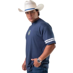 Camiseta Masculina Texas Farm Oversized União Azul Marinho Estampa Brasil Ref:CM0005 COPA 2026