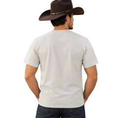 Camiseta Masculina Texas Farm Overtone Branco Gelo Logo Cinza REF:CM407