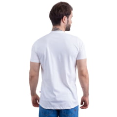 Camiseta Masculina Texas Farm Overtone Off White Manga Curta Com Logo Aplicada Em Off/Preto Ref:CM418