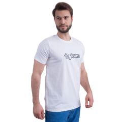 Camiseta Masculina Texas Farm Overtone Off White Manga Curta Com Logo Aplicada Em Off/Preto Ref:CM418