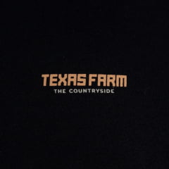 Camiseta Masculina Texas Farm Plus Size Manga Curta Preta Com Escrita Da Marca Caramelo Ref:CM677