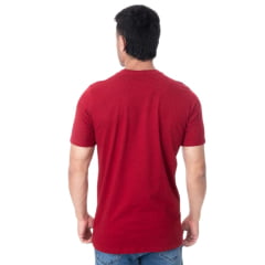 Camiseta Masculina Texas Farm TX Ledge Manga Curta Bordô Logo Aplicada Ref:CM442