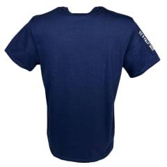 Camiseta Masculina TXC Azul Marinho Manga Curta Custom Regular Com Aplicação de Logo Ref.192082