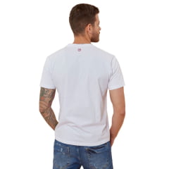 Camiseta Masculina TXC Branca Manga Curta Regular com Estampa Ref: 192081