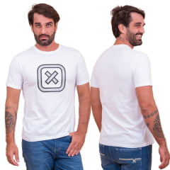 Camiseta Masculina TXC Branca Regular Custom Manga Curta Ref. 192194