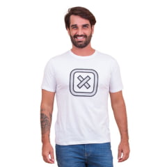 Camiseta Masculina TXC Branca Regular Custom Manga Curta Ref. 192194