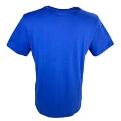 Camiseta Masculina TXC Classic Azul Manga Curta Com Logo Bordada Ref:19489