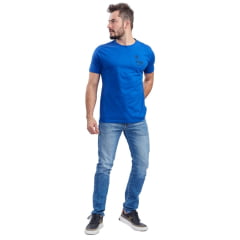 Camiseta Masculina TXC Classic Azul Manga Curta - Ref 191913