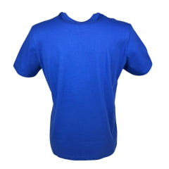 Camiseta Masculina TXC Classic Regular Manga Curta Azul Estampada Laranja Ref.192145