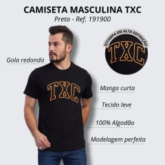 Camiseta Masculina TXC Custom Logo Estampada- Ref. 191900