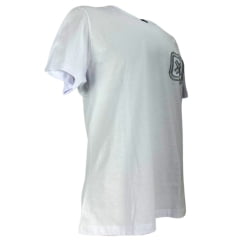 Camiseta Masculina TXC Custom Manga Curta Branco Bordado Cinza R:192024