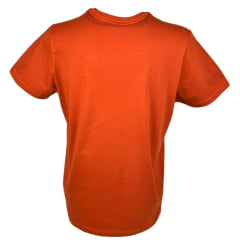 Camiseta Masculina TXC Custom Manga Curta Laranja Estampado Branco Ref.19737