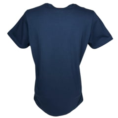 Camiseta Masculina TXC Custom Regular Manga Curta Azul Marinho Estampado REF: 192093