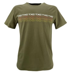 Camiseta Masculina TXC Custom Verde Militar Ref: 191978