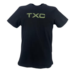 Camiseta Masculina TXC Manga Curta Custom Preto Ref: 192031