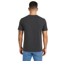 Camiseta Masculina TXC Regular Fit Classic Fio 30 Preto Logo Caramelo E Vermelho Ref: 192704
