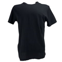 Camiseta Masculina TXC Manga Curta Regular Meia Malha Linho Preto Básica Com Logo Bordado Ref:192462