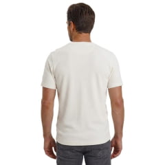 Camiseta Masculina TXC Manga Curta Textura Regular Off White Ref:193005