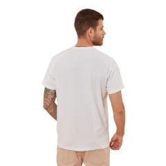 Camiseta Masculina TXC Off White Manga Curta Regular Com Logo Estampada Ref.192087