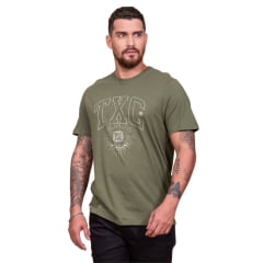 Camiseta Masculina TXC Verde Militar Regular Custom Manga Curta Ref. 192237