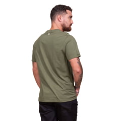 Camiseta Masculina TXC Verde Militar Regular Custom Manga Curta Ref. 192237