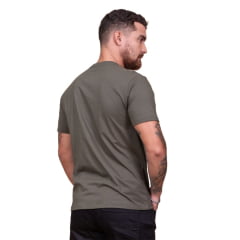 Camiseta Masculina TXC Verde Militar Regular Custom Manga Curta Ref. 192238