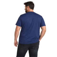 Camiseta Masculina TXC X-Size TXC Fio30 Manga Curta Azul Marinho Com Logo Branco Ref:19742