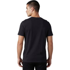 Camiseta Masculina Wrangler Básica Preta Logo Creme REF:WM5517PR