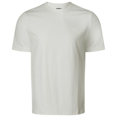 Camiseta Masculina Wrangler Manga Curta Com Elastano Básica Creme Off White Ref:WM5515OW