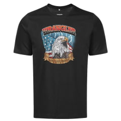 Camiseta Masculina Wrangler Manga Curta Preta Estampada Long Live Cowboys Ref: WM5805PR