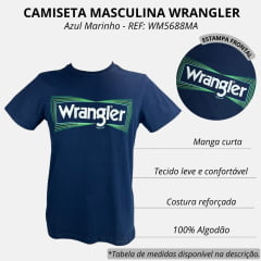 Camiseta Masculina Wrangler Manga Curta REF: WM5688MA