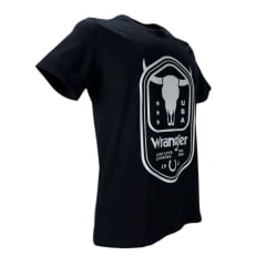 Camiseta Masculina Wrangler Preto Manga Curta -Ref. WM5681PR