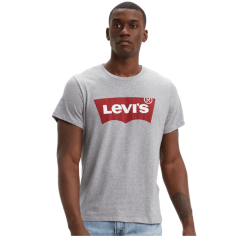 Camiseta Masculina Levi's Manga Curta Cinza - REF: LB0010025