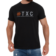 Camiseta Masculina TXC Custom Preta - Ref.191095