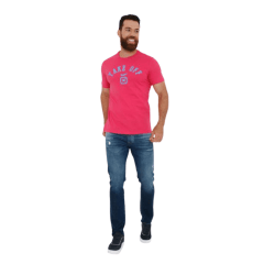 Camiseta Masculina TXC Custom Rosa Ref.191121