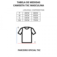 Camiseta Masculina TXC Preto - Ref. 191107