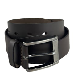 Cinto Masculino Badana Couro Especial Café Smalb Liso Ref:X219374101 Cinto Masculino Badana Couro Especial Café Smalb Liso Ref:X219374101