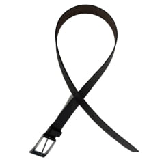 Cinto Masculino Badana Couro Especial Café Smalb Liso Ref:X219374101