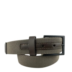 Cinto Masculino Badana Couro Especial Cinza Elástico Ref: X231221954