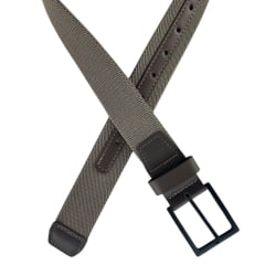 Cinto Masculino Badana Couro Especial Cinza Elástico Ref: X231221954