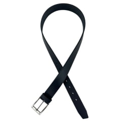 Cinto Masculino Badana Couro Especial Preto Smalb Liso Ref:X219374751