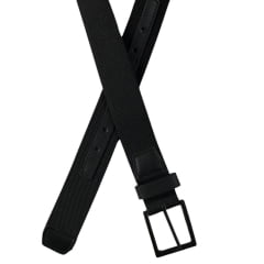Cinto Masculino Badana Couro Preto Elástico Ref: X231221751