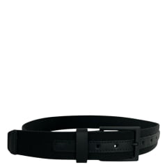 Cinto Masculino Badana Couro Preto Elástico Ref: X231221751