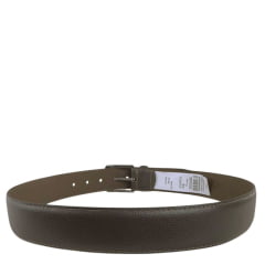 Cinto Masculino Badana Couro Social Café Capre Ref:X211143751