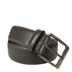 Cinto Masculino Badana Couro Social Café Capre Ref:X211143751