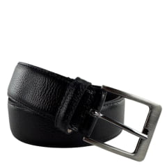 Cinto Masculino Badana Couro Social Preto Capre Ref:X211143751