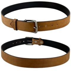 Cinto Masculino Pyramid Country Marrom Couro Liso Ref.PY6152