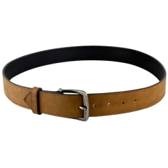 Cinto Masculino Pyramid Country Marrom Couro Liso Ref.PY6152